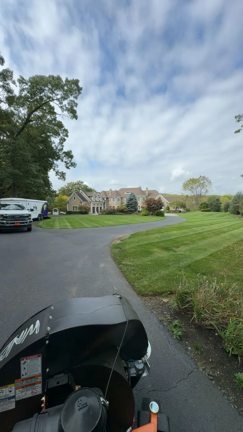 Estate lawn maintenance by PTB Landscape Management