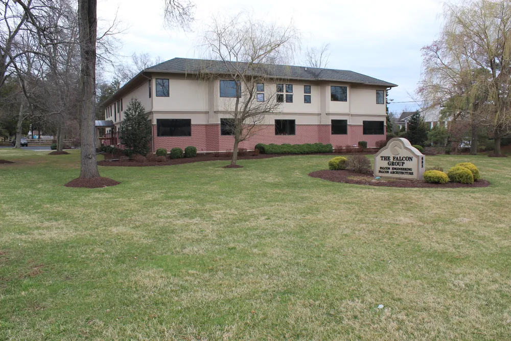 Commercial property landscaped by PTB Landscape Management in Somerset County NJ